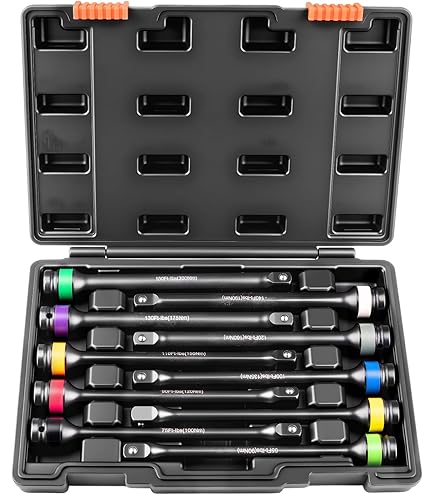 Astro Pneumatic Tool 78818 8-Piece Torque Limiting Extension And